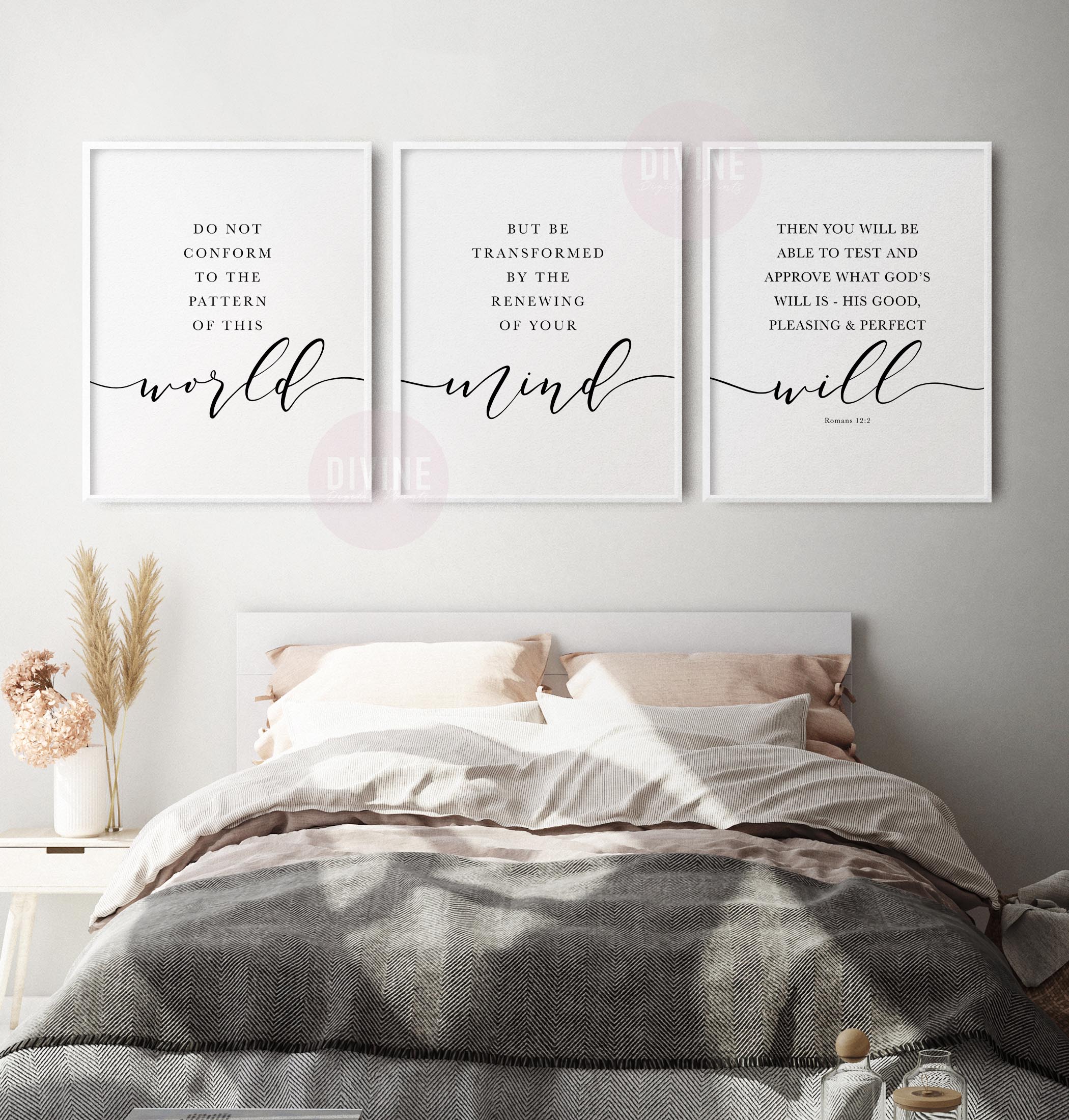 Do Not Conform To The Pattern Of This World, Romans 12:2, Printable Artwork