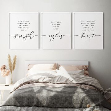 But Those Who Hope In The Lord With Renew Their Strength, Isaiah 40:31, Printable Artwork