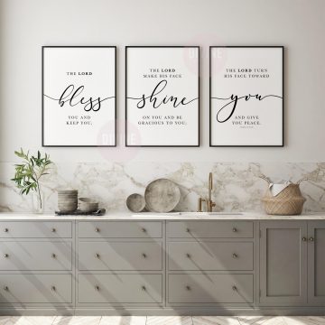 The Lord Bless You And Keep You, Numbers 6:24, Printable Artwork