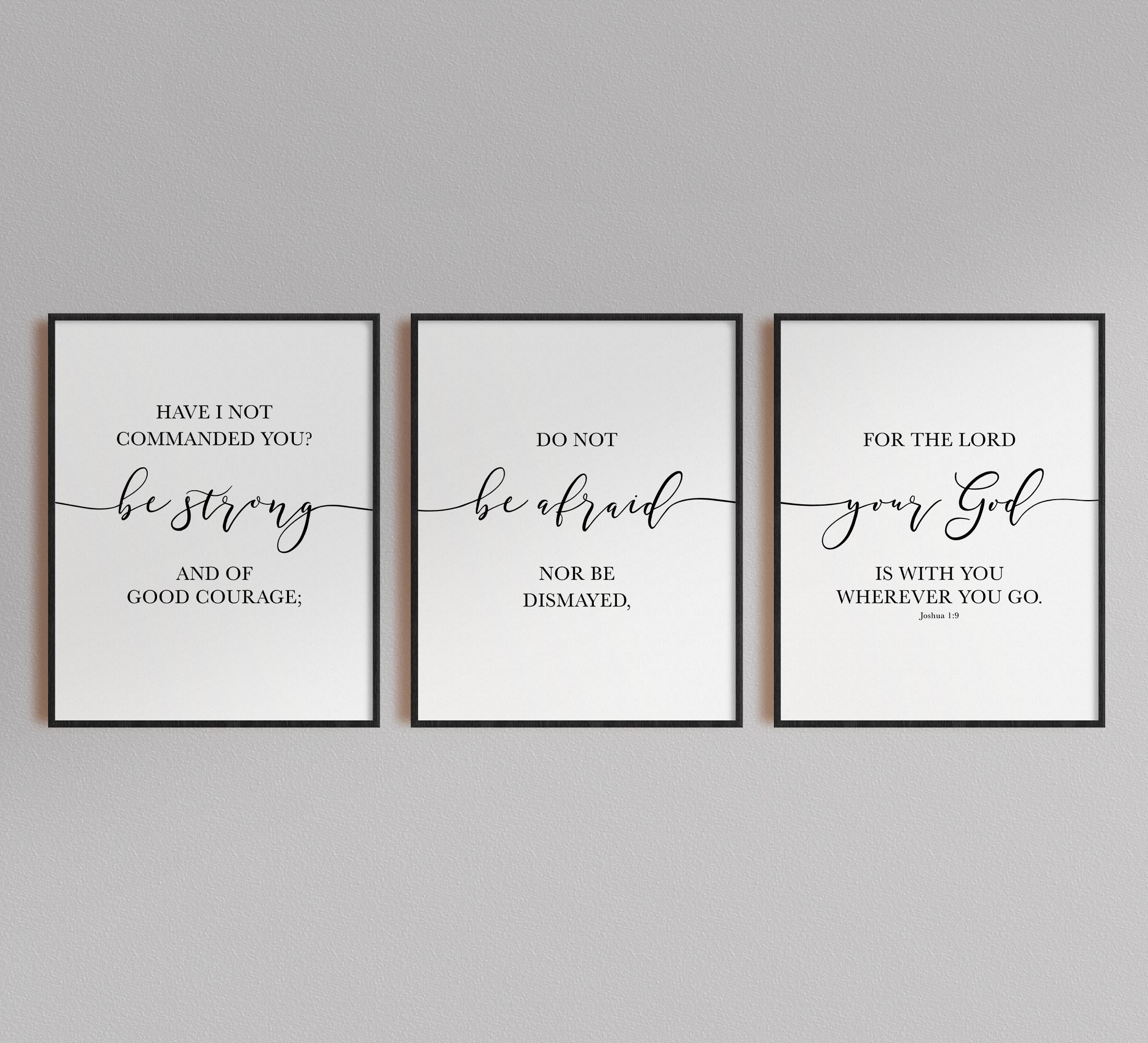 Be Strong And Of Good Courage, Joshua 1:9, Printable Artwork - Image 6