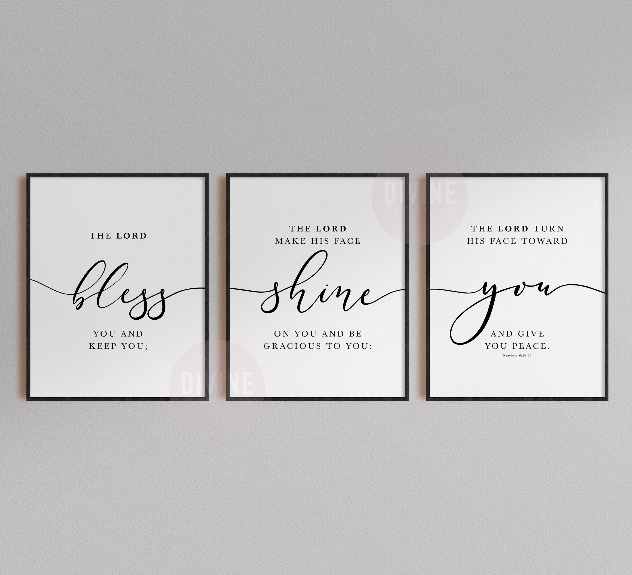 The Lord Bless You And Keep You, Numbers 6:24, Printable Artwork - Image 6