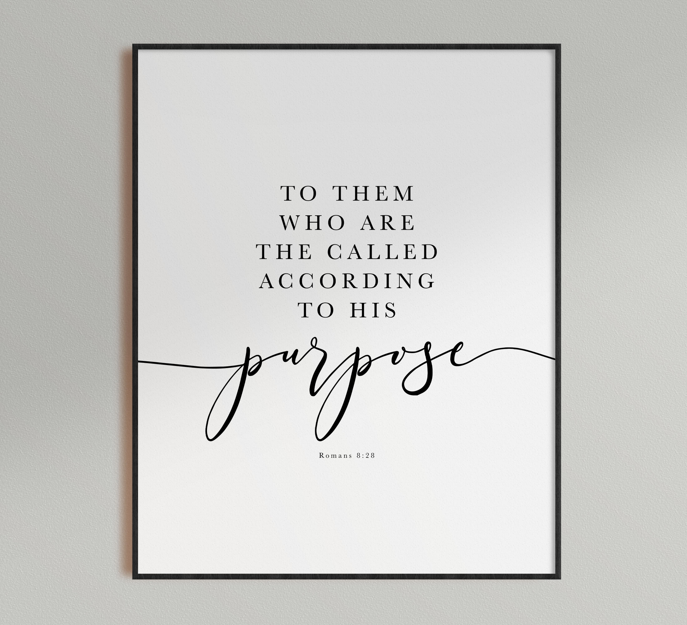 And We Know That All Things Work Together, Romans 8:28, Printable Artwork - Image 5