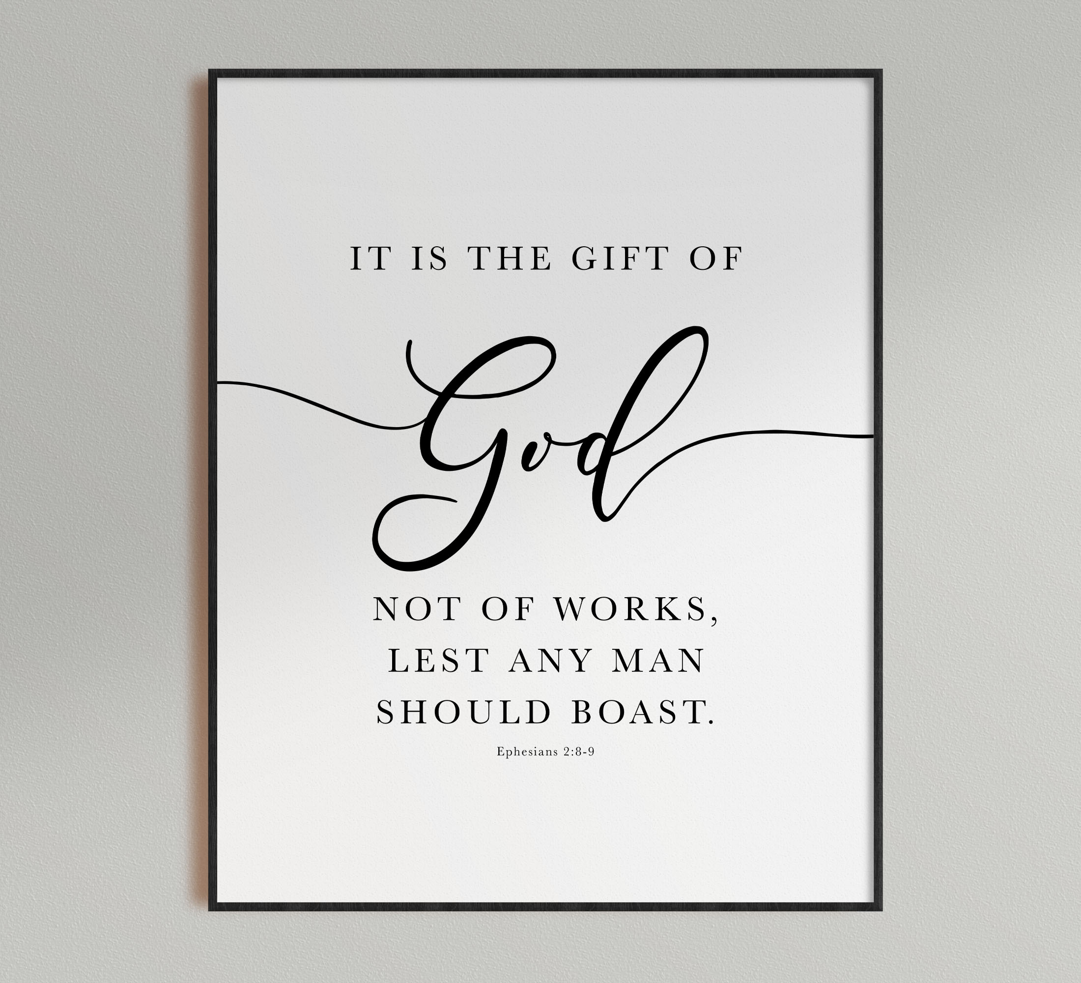 For By Grace Are Ye Saved, Ephesians 2:8, Printable Artwork - Image 5