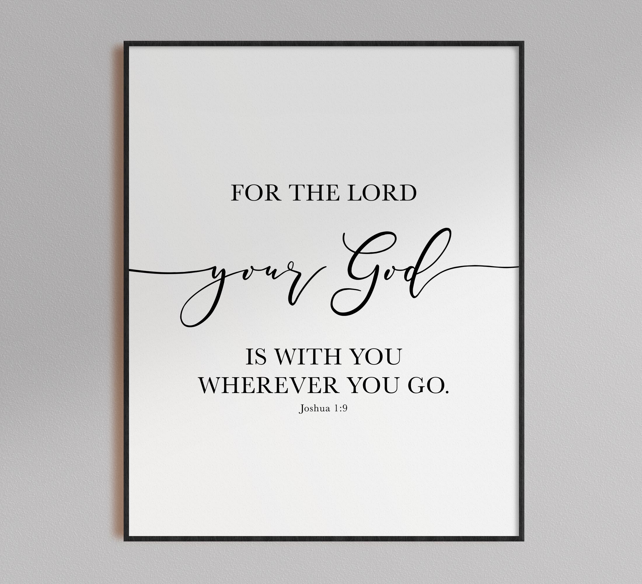 Be Strong And Of Good Courage, Joshua 1:9, Printable Artwork - Image 5