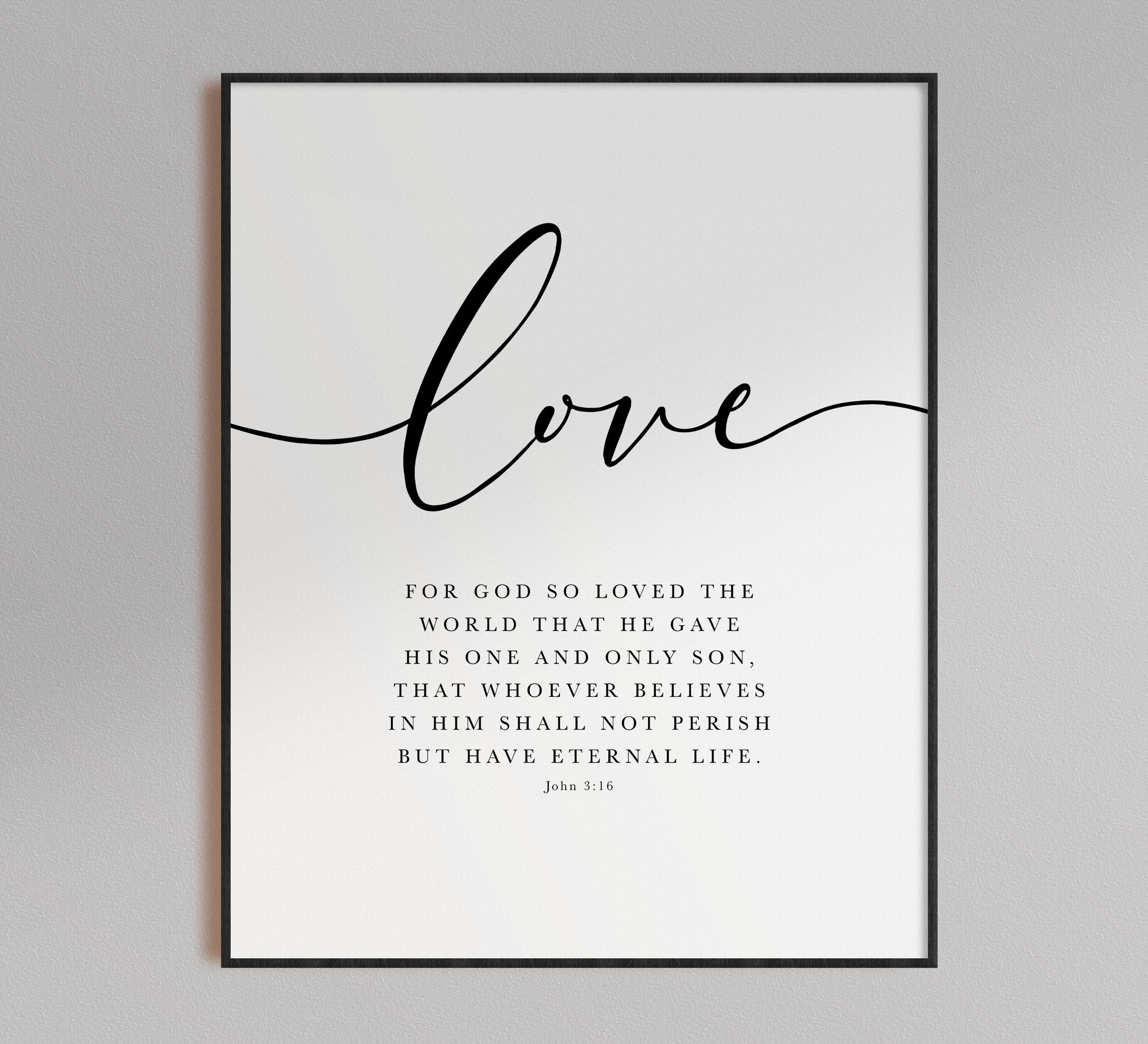 Faith Hope Love Scripture Set, Printable Artwork - Image 5