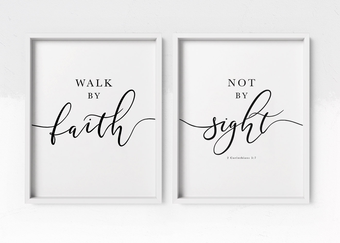 Walk By Faith And Not By Sight, 2 Corinthians 5:7, Printable Artwork - Image 5