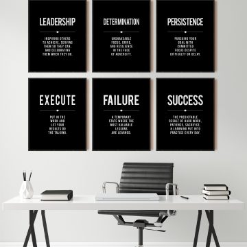 Set of 6 Definition Printable Artwork
