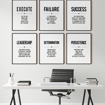 Set of 6 Definition Printable Artwork