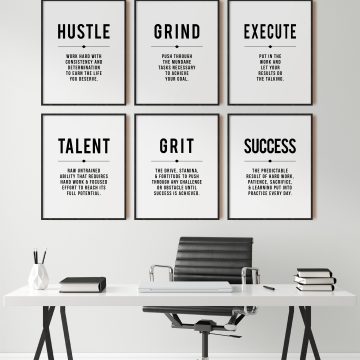 Set of 6 Definition Printable Artwork