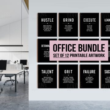 Set of 12 Definition Printable Artwork