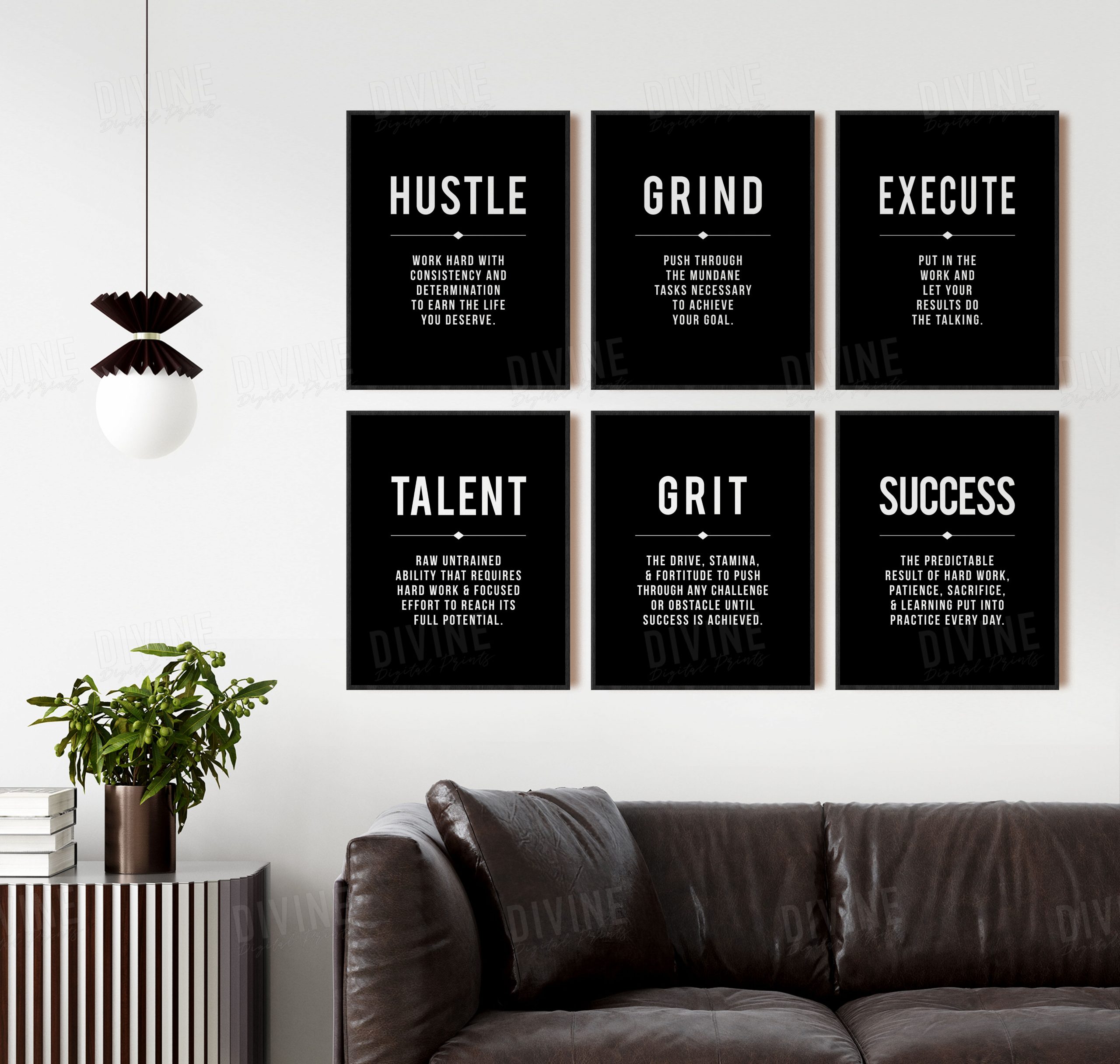 Set of 12 Definition Printable Artwork - Image 2