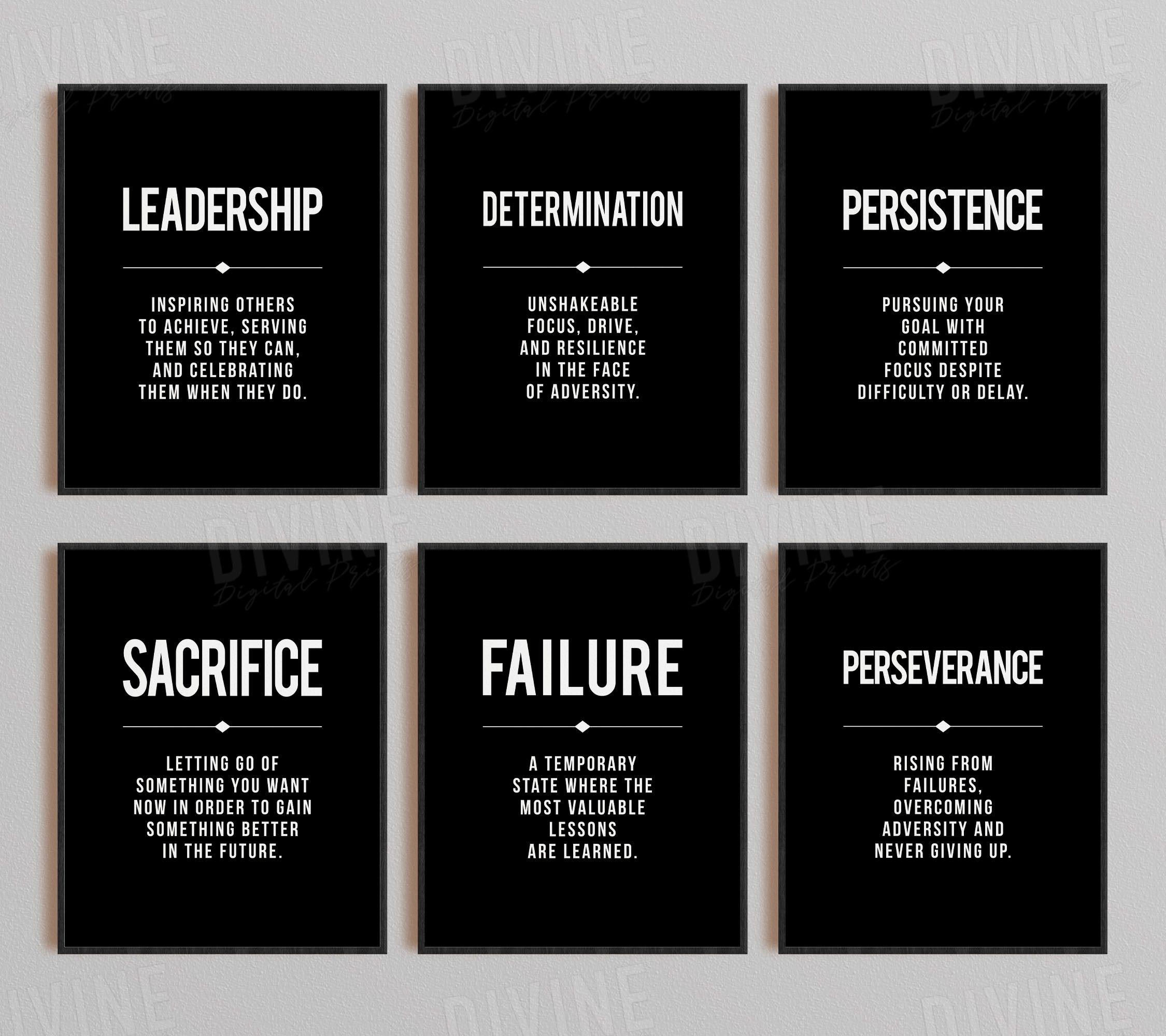 Set of 12 Definition Printable Artwork - Image 5