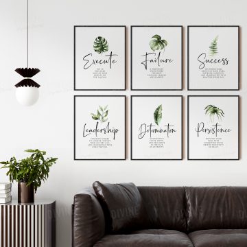 Set of 6 Definition Printable Artwork