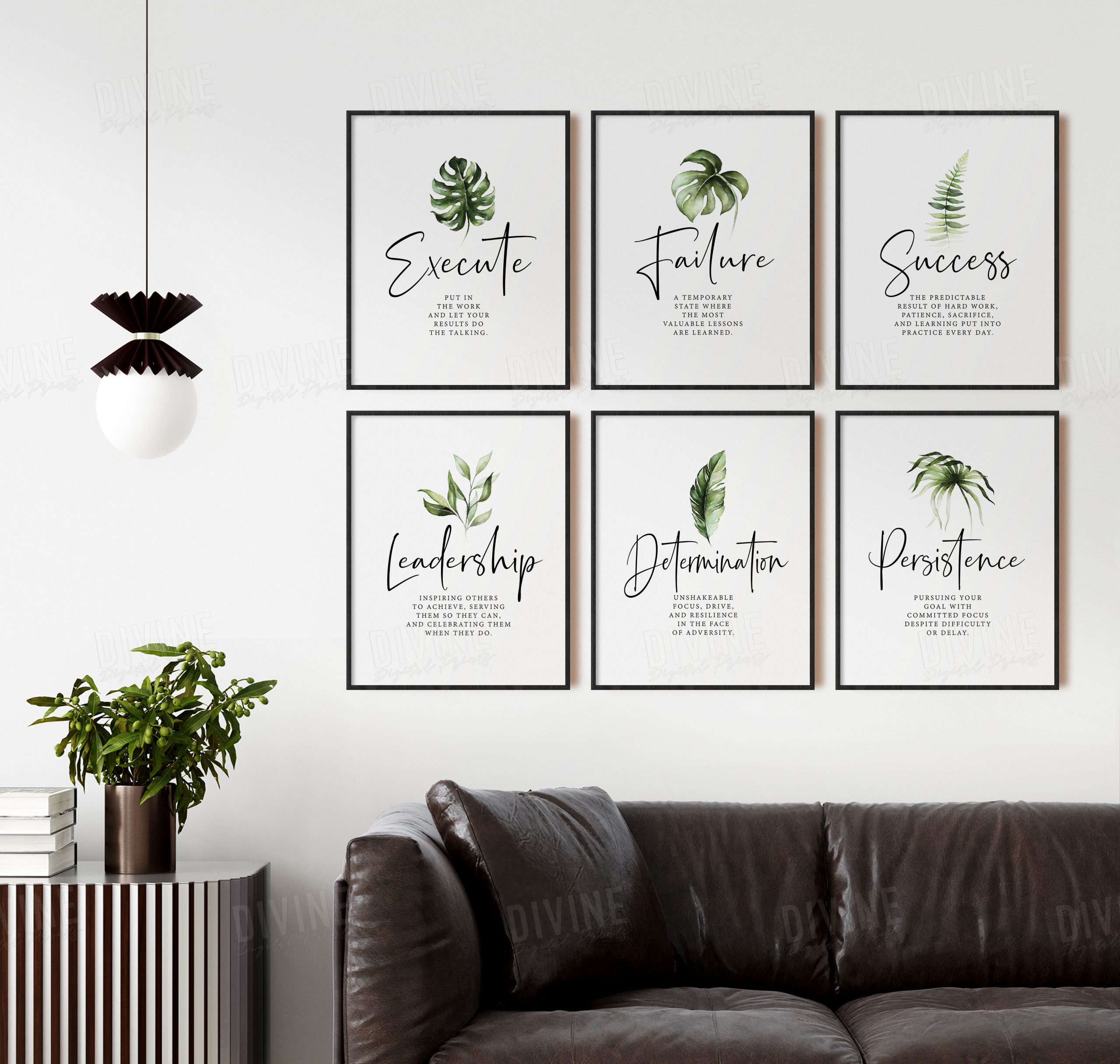 Set of 6 Definition Printable Artwork - Image 2