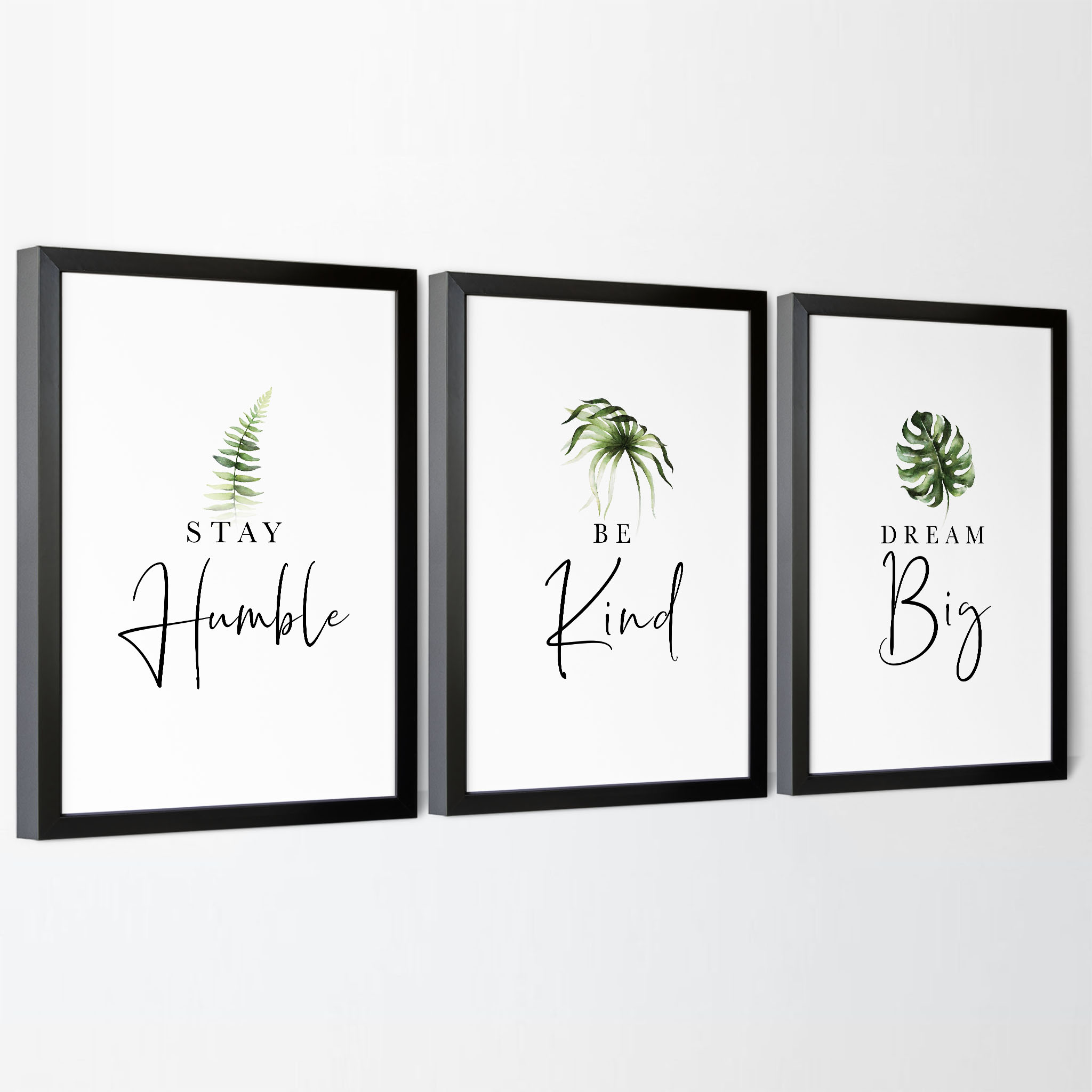 Stay Humble, Be Kind, Dream Big Set of 3 Printable Artwork - Image 2