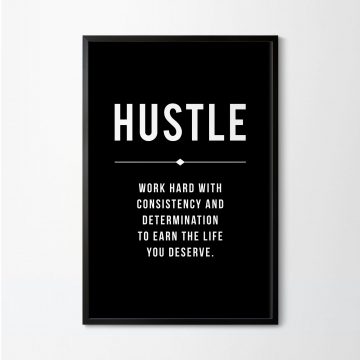 Hustle Definition Printable Artwork
