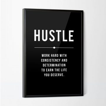 Hustle Definition Printable Artwork