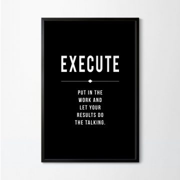 Execute Definition Printable Artwork