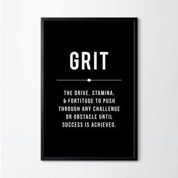 Grit Definition Printable Artwork