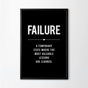 Failure Definition Printable Artwork