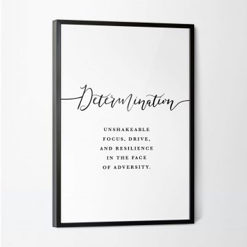 Determination Definition Printable Artwork