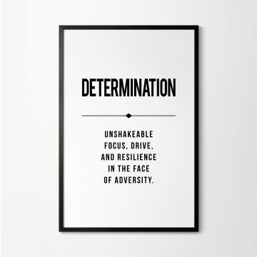 Determination Definition Printable Artwork