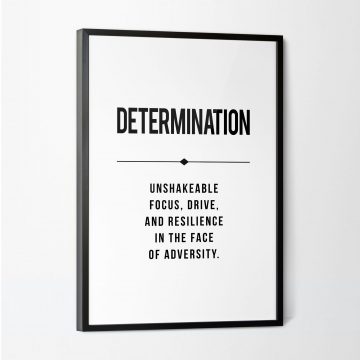 Determination Definition Printable Artwork