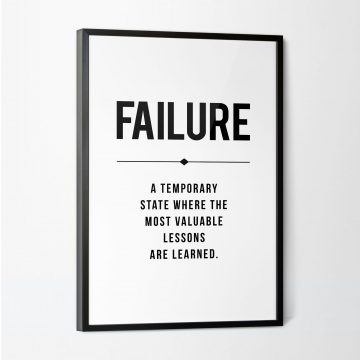 Failure Definition Printable Artwork
