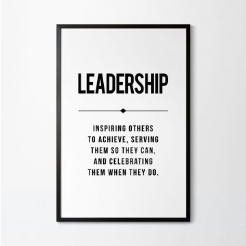 Leadership Definition Printable Artwork