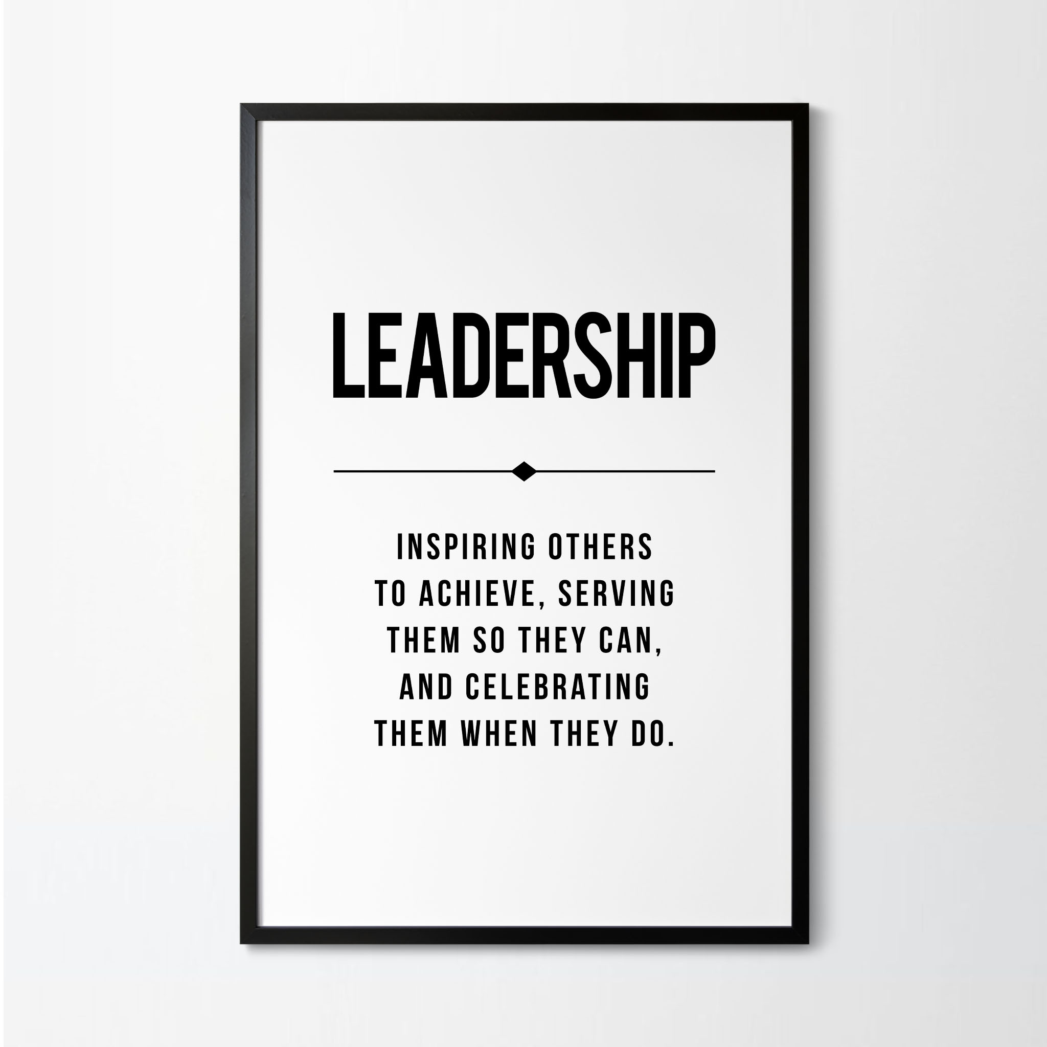 Leadership Definition Printable Artwork