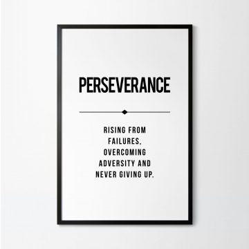 Perseverance Definition Printable Artwork