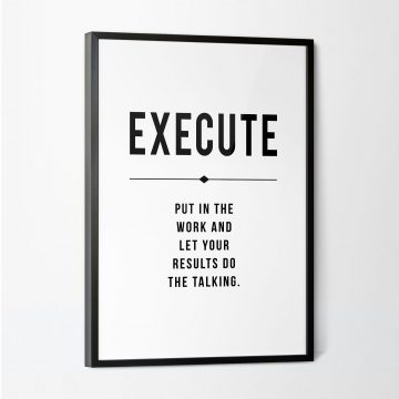 Execute Definition Printable Artwork