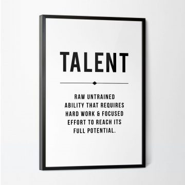 Talent Definition Printable Artwork