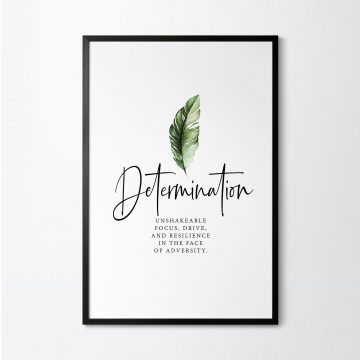 Determination Definition Printable Artwork
