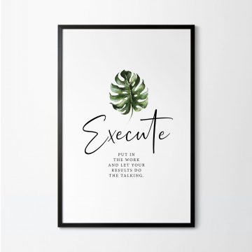 Execute Definition Printable Artwork
