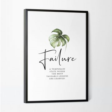 Failure Definition Printable Artwork