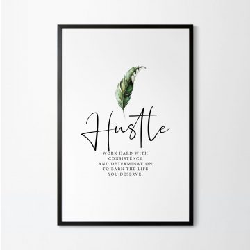 Hustle Definition Printable Artwork