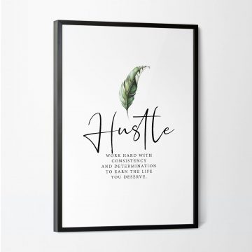 Hustle Definition Printable Artwork