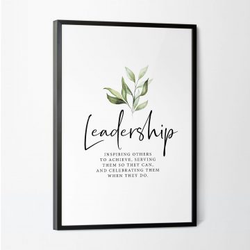 Leadership Definition Printable Artwork